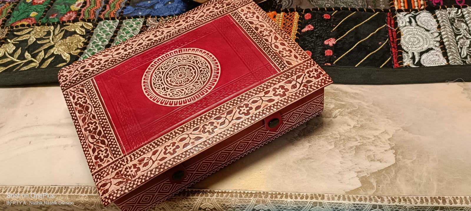 Handcrafted Premium Leather Jewelry Box